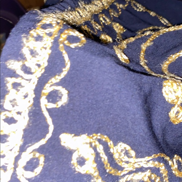 Navy Blue/gold tunic - Picture 15 of 15